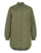 Vitate L/S Quilt Jacket - Noos Green Vila