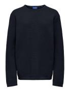 Osjpanter Reg Crew Knit Noos Navy ONLY & SONS