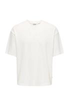 Onslenny Ovz Ss Strct Tee Noos White ONLY & SONS