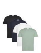 4Pk Basic Tee S/S Patterned Lindbergh