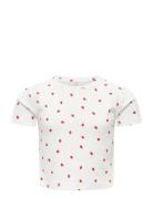 Kogbella Life Short Aop S/S Top Jrs Noos White Kids Only