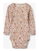 Wool Body L/S Lucca Patterned Wheat