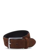 Classic Suede Belt Dark Brown 3,5 Brown Anderson's