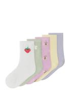 Nmfvinni 5P Sock Patterned Name It