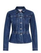 Onlremi L/S Peplum Jacket Dnm Mae Blue ONLY