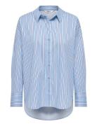 Onloregon Nano Ls Shirt Wvn Blue ONLY