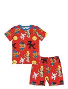 Bamse Kompisar Shortspyjamas Red Martinex