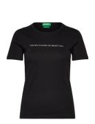 T-Shirt Black United Colors Of Benetton