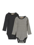 2 Rib Body L/S Spencer Navy Wheat