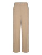 Mswelma Mid Waist Pant Beige Minus