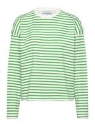 Msdenisa Striped Long Sleeve T-Shir Green Minus