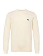 Pique Stitch Jumper Cream Fred Perry