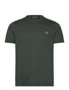 Ringer T-Shirt Green Fred Perry