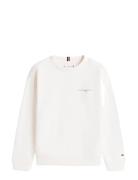 Mini Corp C-Neck Sweatshirt White Tommy Hilfiger