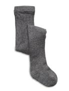 Wool Tights - Anti-Slip Grey Melton