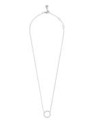 Sprinkles Circle Pendant Neck 45 S/Clear - 45 Cm Silver SNÖ Of Sweden