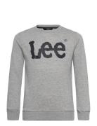 Wobbly Lee Graphic Lb Crew Grey Lee Jeans