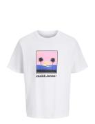 Jjperry Tee Ss Crew Neck Jnr White Jack & J S