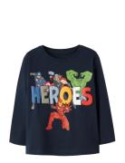 Nmmflint Marvel Ls Nreg Top Mar Navy Name It