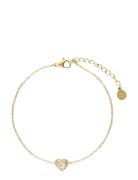 Armbandje Strass Hartje Gold My Jewellery