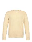 Soft Knit Chunky Crewneck Sweater Cream Organic Basics