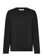 True Heavy Boxy Long Sleeve Tee Black Organic Basics