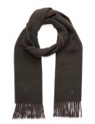 Double Face Scarf Khaki Morris