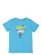 Pippi Logo T-Shirt Blue Martinex