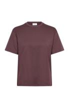 Basic O-Neck Tee S/S Brown Enkel Studio
