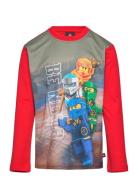 Lwtaffy 608 - T-Shirt L/S. Red LEGO Kidswear