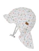 Shells Cap - Neck Shade White Melton
