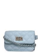 Rbsanya Small Quilted Belt Bag Blue Rosemunde