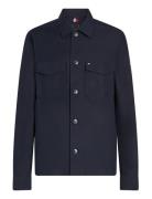 Cotton Nylon Shirt Jacket Navy Tommy Hilfiger