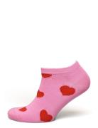 Hearts Low Sock Pink Happy Socks