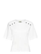 Kbdella Tee White Karen By Simonsen