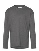 Basic O-Neck Tee L/S Grey Enkel Studio