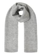 Nlflodet Knit Scarf Grey LMTD
