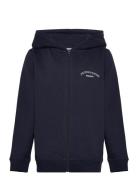 Jjcollege Logo Sweat Zip Hood Jnr Navy Jack & J S