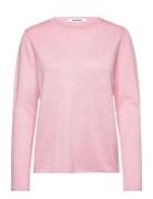 Srmarla O-Neck Roll Edge Knit Pink Soft Rebels