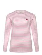 Kclia T-Shirt Pink Kaffe Curve
