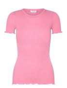 Organic Cotton T-Shirt Pink Rosemunde