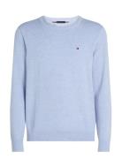 Essential Ssnl Cotton Crew Neck Blue Tommy Hilfiger