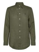 Classic Fit Linen Shirt Green Polo Ralph Lauren