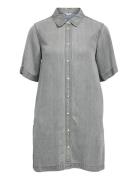 Objframe 2/4 Re Denim Dress Noos Grey Object