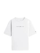 Ss Logo Tee Grey Tommy Hilfiger