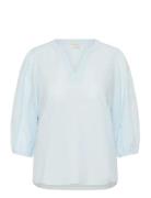 Kcpenelopia Blouse Blue Kaffe Curve