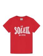 T-Shirt Puffprint Red Indian Blue Jeans