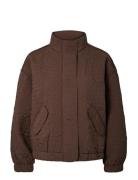 Yasfipura Ls Quilted Jacket S. Noos Brown YAS