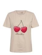 Fqfenjal-Tee Beige FREE/QUENT