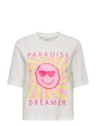 Kogcarty-Sun Life S/S Tee Ot Jrs Cream Kids Only